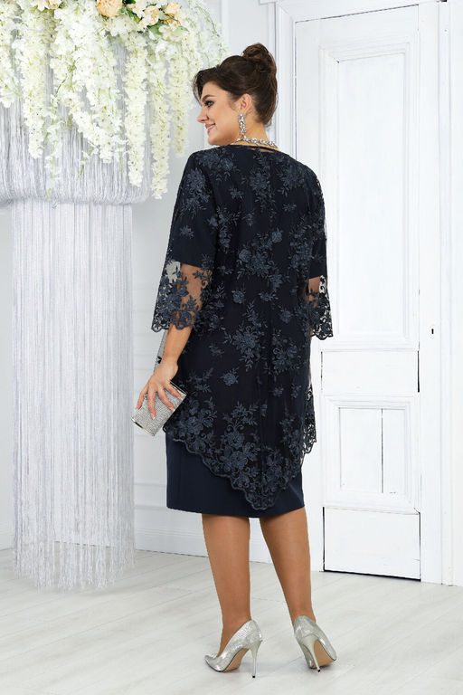 Платье Ninele 7431-Р темно-синий - Mira fashion фото 1294
