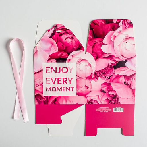 Коробка складная Enjoy every moment, 12 12 12 см - Дарите счастье фото 4