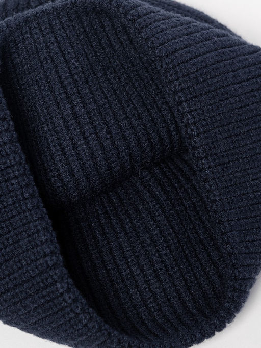 Шапка муж. каш+шерсть+виск LB-N88125 d.blue - Labbra фото 8