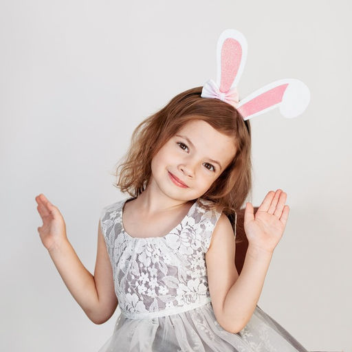 Ободок для волос карнавальный «Милашка», ушки зайчика