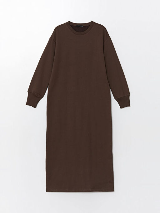 Bisiklet Yaka Kad?n Sweatshirt Elbise