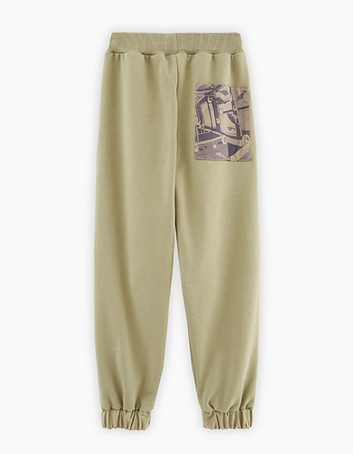 Комбинированные брюки для мальчика 241101 - Bell bimbo фото 3