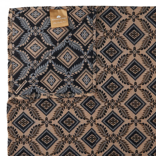 Покрывало-накидка на кресло/диван/изножье кровати Соколиная гора 80х200см, 2-х сторонее, гобелен 285г/м2 (набивной смесовый, хлопок 40%), окантовка, упаковка эконом пакет 50х50см, Домашняя мода (Россия)  фото 2