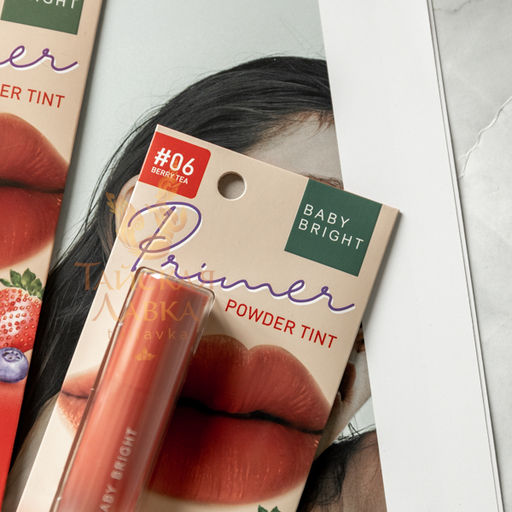 Тинт для Губ и Щек Бархатный Матовый 06 Berry Tea, Терракотовый BABY BRIGHT, 2.4 гр