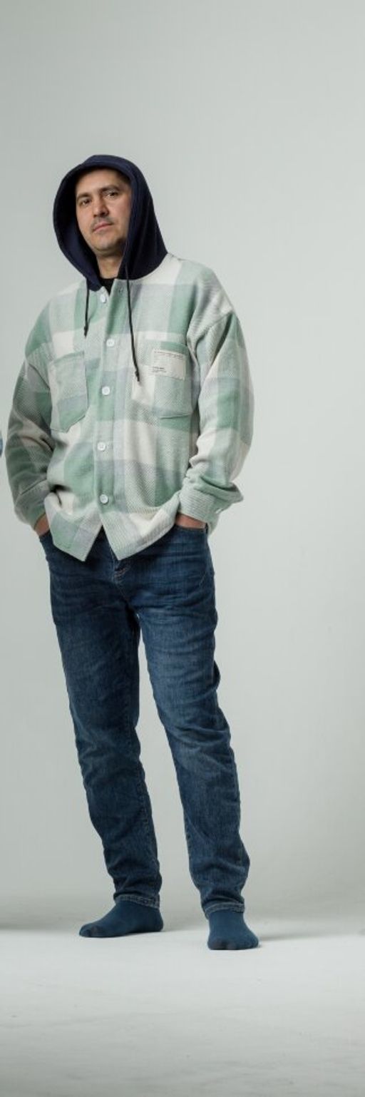 Рубашка утепленная,  толстовка c капюшоном оверсайз - Knitka wear фото 11