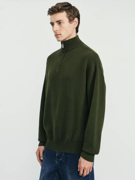 Джемпер на молнии regular fit / Zarina