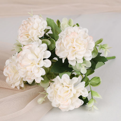 Цветок искусственный 27 см Гортензия арт. ZJ3179 (735599) - Полимербыт фото 4