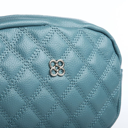 Сумка кросс-боди на молнии, цвет голубой - Simaland фото 4