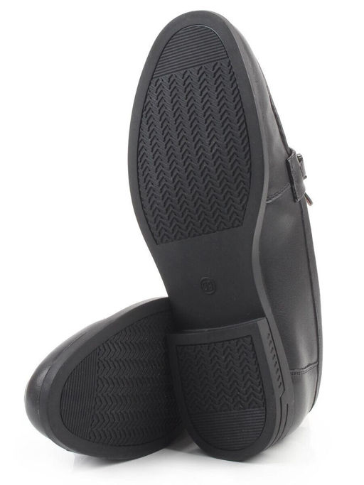 06-DEB33-1 BLACK Туфли женские (натуральная кожа)