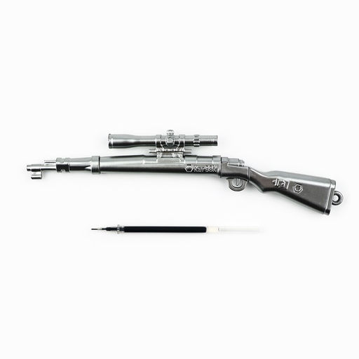 Ручка прикол, гелевая, пистолет Внимание, уровень мужества, пластик, на подложке - Artfox фото 3