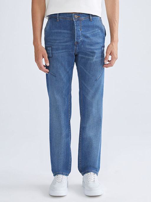 750 Slim Fit Destroy Detayl? Erkek Jean Pantolon