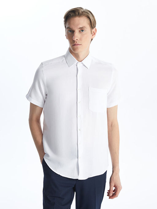 Regular Fit K?sa Kollu Arm?rl? Erkek G?mlek