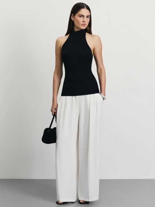 Топ халтер с люрексной нитью / Zarina  фото 2