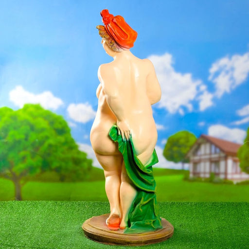 Садовая фигура из полистоуна «Банщица», 98×40×40 см