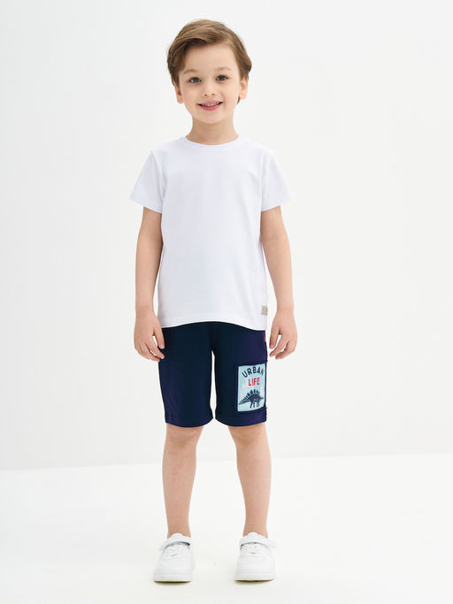 Темно-синие шорты для мальчика - Kogankids фото 4
