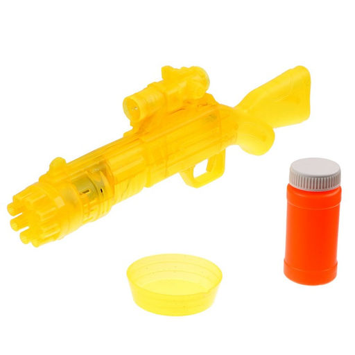 Детский генератор мыльных пузырей Пулемёт-бластер МИКС - Simaland фото 4