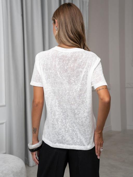 Футболка паутинка полупрозрачная - Binita фото 10