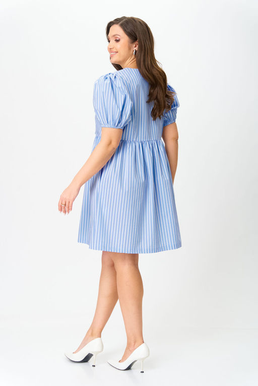 Платье Svetlana Style 2212 голубой полоска