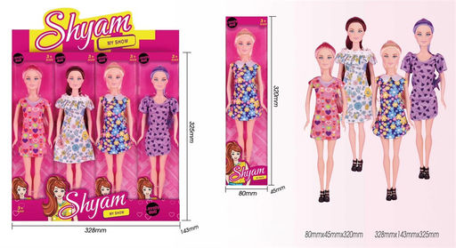 Кукла "Shyam. My Show" 30см в коробке (HP1195722) в платье и туфлях, 4 расцветки, по 12шт. в шоубоксе