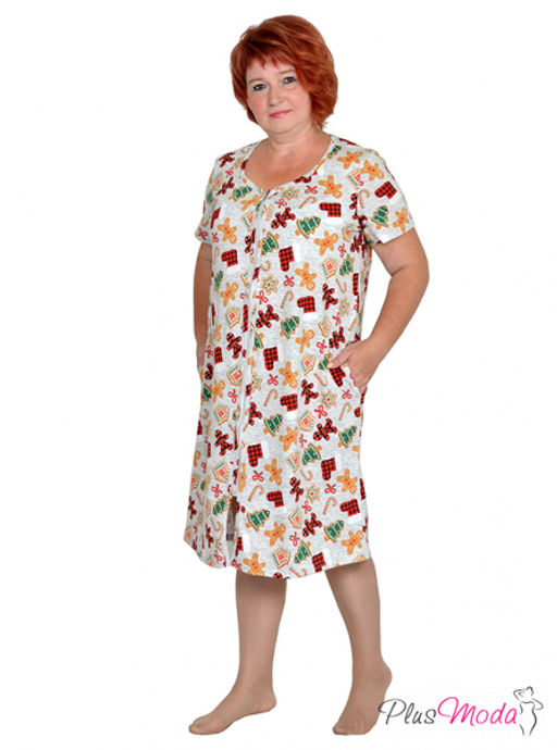 Халат Модель №1311 размеры 44-84 - Plusmoda фото 5