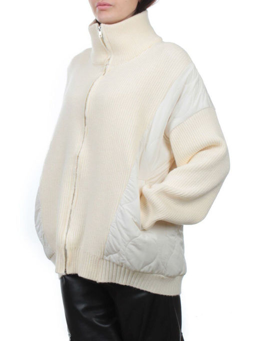 3155 MILK Куртка-кардиган женская (90% хлопок, 10% синтепон) - Fashion фото 5