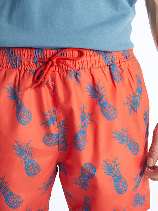 K?sa Boy Desenli Erkek Deniz ?ortu