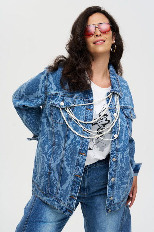 Жакет Овер голубой - Intikoma фото 12