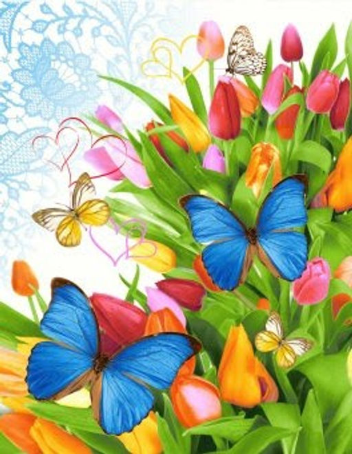 Комплект полотенец 48*60 см, 3 шт., рогожка (Цветник) - Ивановотекстиль фото 2