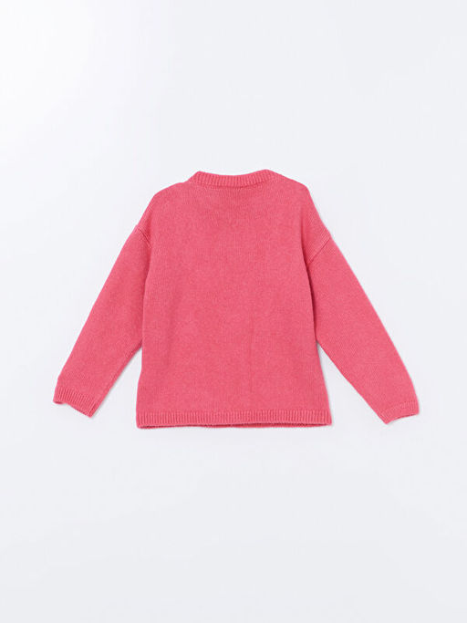 Bisiklet Yaka K?z ?ocuk Triko Kazak - Waikiki фото 3