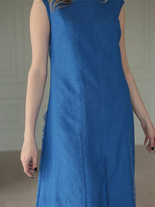 Платье льносодержащая ткань - Волтри фото 3