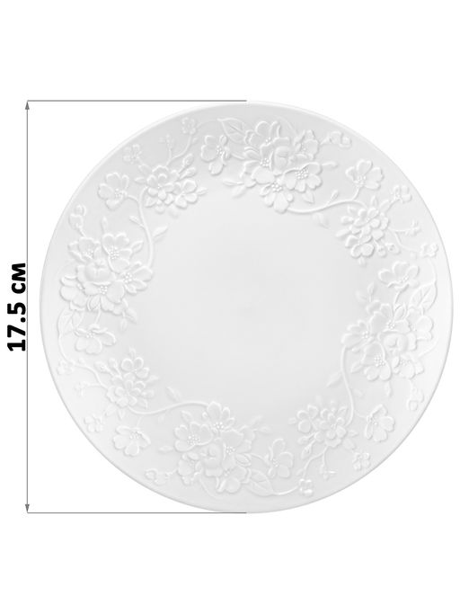 Набор тарелок 2 пр. 17,5*17,5*2 см Цветущая сакура, фарфор - Elan gallery фото 2