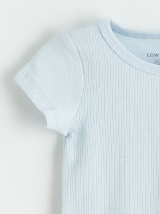 Bisiklet Yaka Erkek Bebek ??t??tl? Body 2li