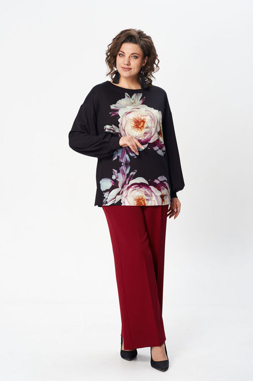 Джемпер Gizart 15360 Черный+пион