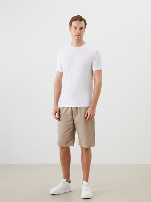 Bisiklet Yaka K?sa Kollu Erkek Ti??rt - Waikiki фото 6