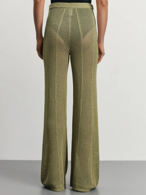 Прямые вязаные брюки / Zarina  фото 5