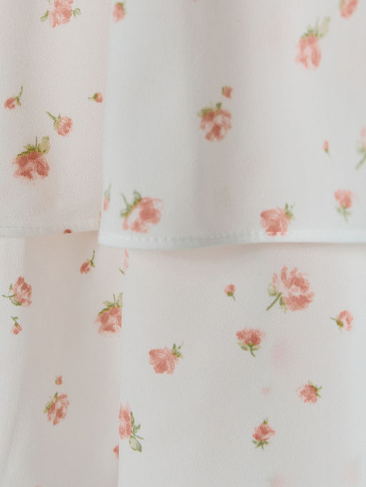 Платье женское белое с цветочным принтом - Mark formelle фото 7