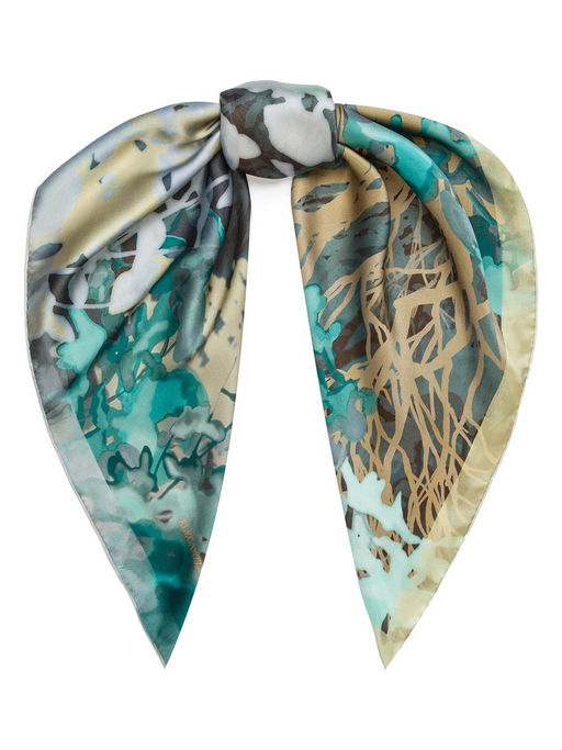 Платок жен. шелк 86х86 SS03-8232-14 - Eleganzza фото 6