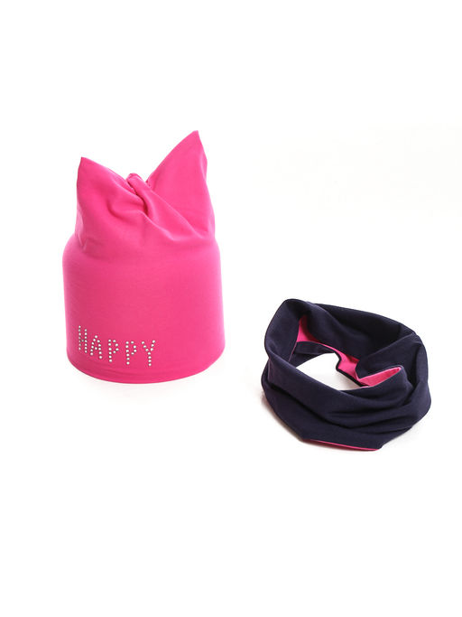 Комплект (шапка+снуд) UD 3024 малина - Mini maxi фото 3