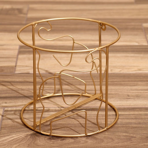 Кашпо на подставке «Зу», набор 3 шт., d=26 см, d=21 см, d=16 см, металл