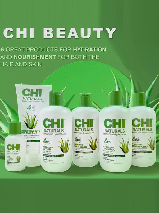 Chi Naturals hydrating aloe кондиционер увлажняющий с алоэ 355 мл  фото 5