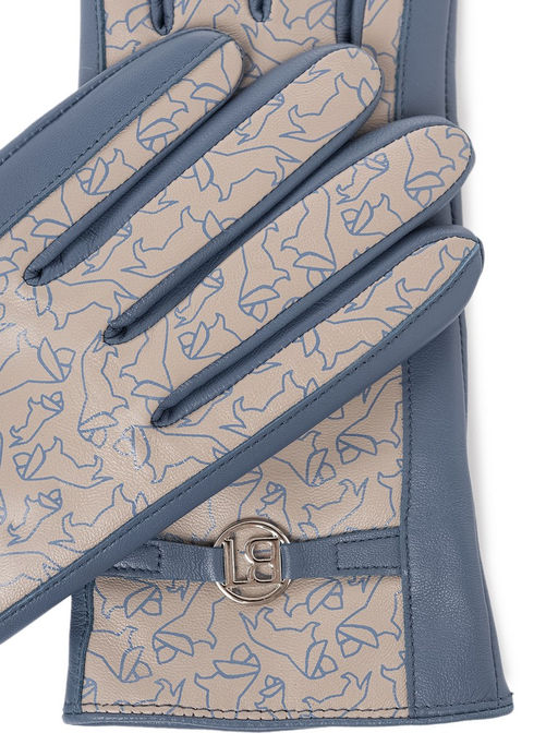 Перчатки жен п/ш LB-2534 black-beige - Labbra фото 3