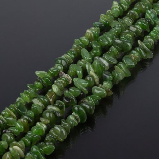 Бусины для украшений из Нефрита крошка 40 см