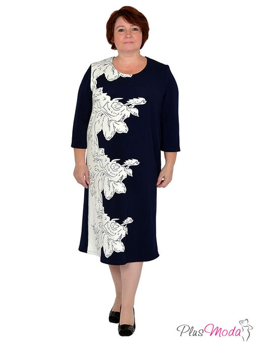 Платье Модель №500 размеры 44-82 - Plusmoda фото 2