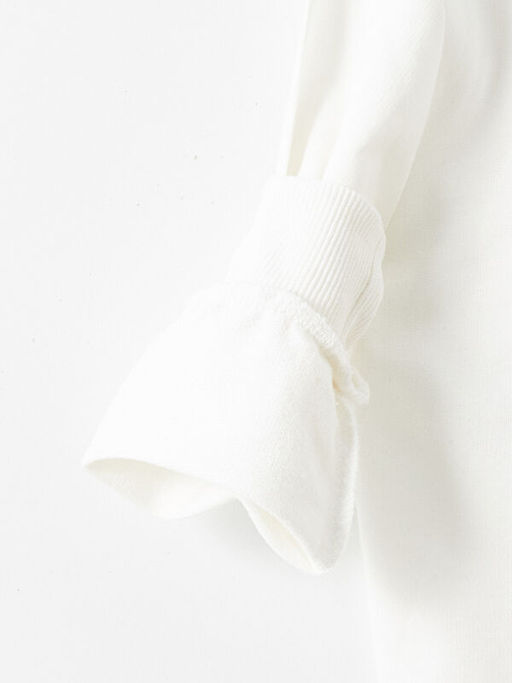 Bisiklet Yaka Bask?l? K?z Bebek Sweatshirt