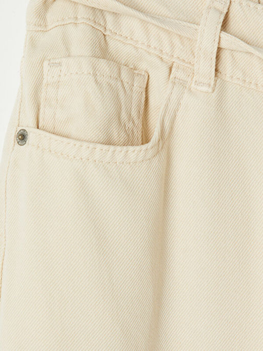 Beli Lastikli Wideleg Kad?n Jean Pantolon