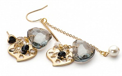 Серьги PR2932 зол-чер