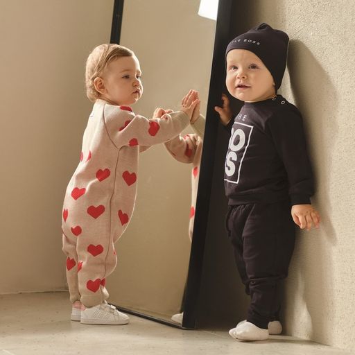 Комбинезон вязаный Крошка Я Сердечки, рост 68-74 см  фото 6