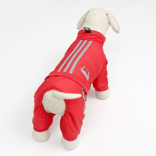 Комбинезон Спорт с светоотрожающими полосами, размер S (ДС 25, ОГ 35, ОШ 25см), красный - Simaland фото 3