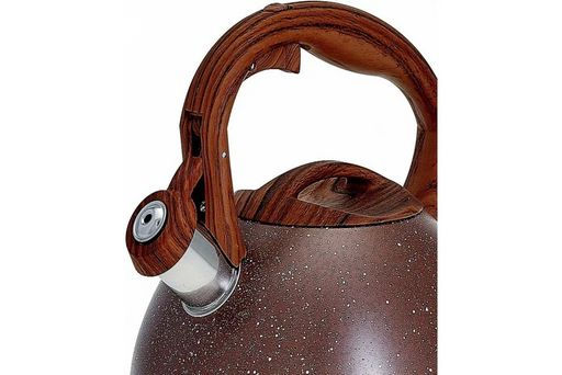 AK-520 Чайник нерж.сталь со свистком 3,0л индукционное дно (12) - Delta фото 5