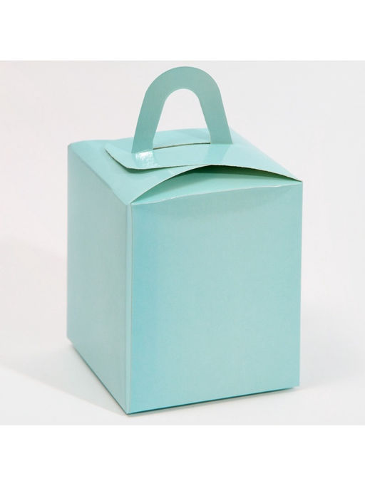 Цена за 5 шт. Коробка для капкейков, кондитерская упаковка, 1 ячейка «Голубой», 9×9×11 см